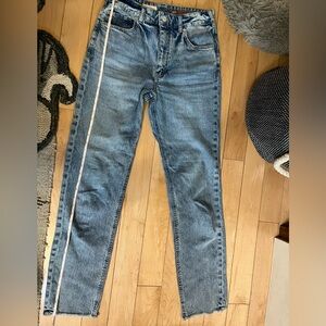 Pilcro (Anthropologie brand) 27 Tall, light blue jeans with a little stretch